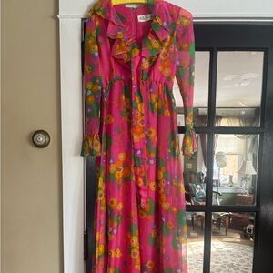 Vintage Molly Parsnip boutique maxi dress